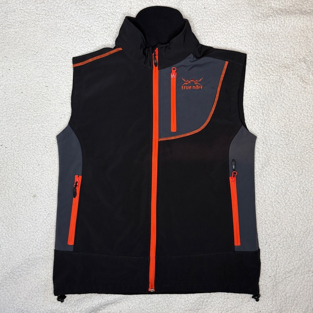 True North Soft Shell Black Vest: Size Small